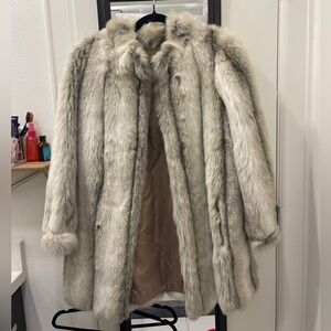 Faux fur jacket